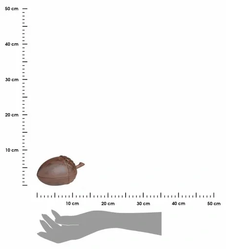 Schowek na klucze ŻOŁĄDŹ skrytka Dekoracja do domu ogrodu żeliwna figurka zdjęcie 3