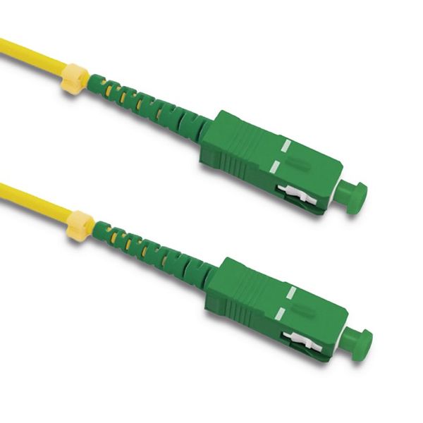 Qoltec Patchcord światłowodowy SC/APC - SC/APC | Singlemode | 9/125 | G652D | Simplex | 0.5m zdjęcie 1