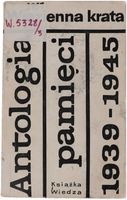 Rada Ochrony Pomników Walki I Męstwa Więzienna krata Antologia Pamięci 1964