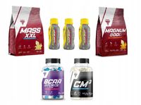 ZESTAW ODŻYWEK NA MASĘ MAGNUM MASS XXL BCAA