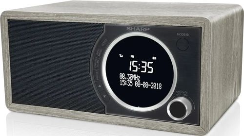 Radio cyfrowe SHARP DR-450(GR) Szary Bluetooth na Arena.pl