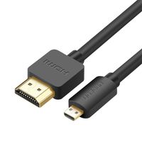Kabel UGREEN HD127 micro HDMI-HDMI 4K 1.5m DO TV i Laptopa Czarny