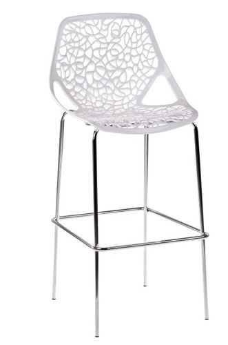 Stołek barowy Cepelia biały na Arena.pl