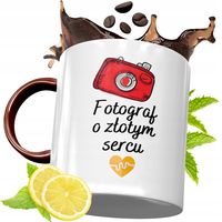 Kubek Bordowy Dla Fotografa Na Urodziny Prezent Z Nadrukiem Ze Zdjęciem