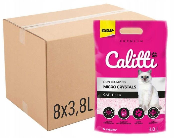 Calitti Micro Crystals żwirek silikonowy 8x3,8l zdjęcie 1