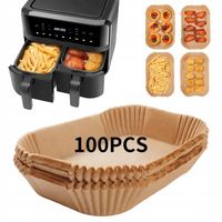 Wkład Papierowy do Pieczenia Frytkownica Ninja Airfryer Prostokątna 100 szt