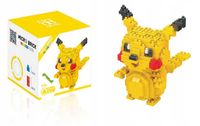 Figurka Klocki PIKACHU POKEMON 3D Nano Zestaw Go BOX Pokemony