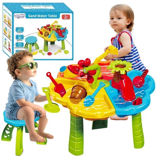 WOOPIE Stolik Wodny z Krzesełkiem 2w1 Piaskownica na Arena.pl