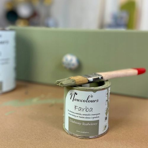Farba do mebli Newcolours - Ulubiony Szałwiowy 200ml na Arena.pl