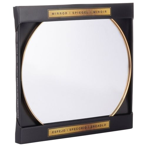 Lustro ścienne złote okrągłe 40 cm na Arena.pl