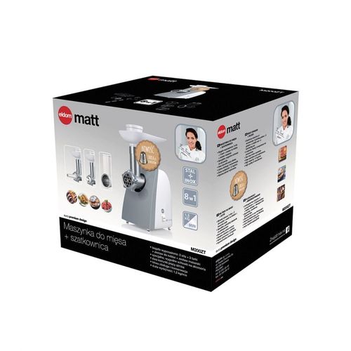 Maszynka do mięsa Eldom M200ZT MATT z szatkownicą i tarką do ziemniaków na Arena.pl