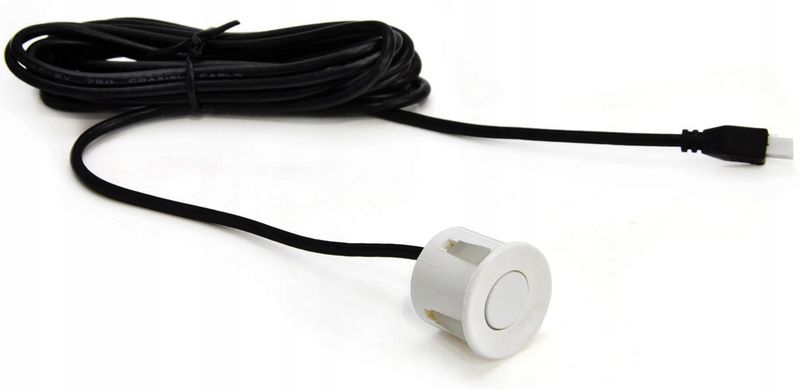 CZUJNIK SENSOR PARKOWANIA COFANIA BIAŁY 22MM zdjęcie 2