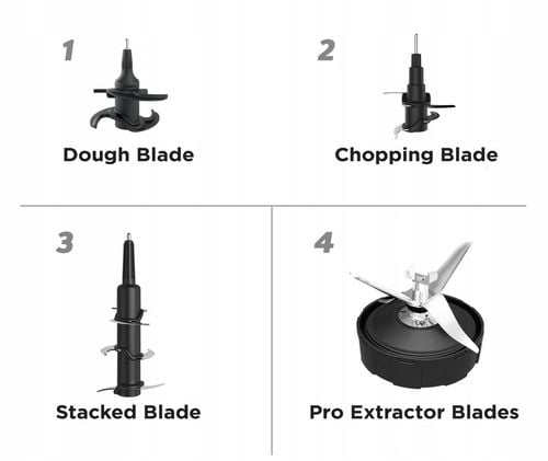 NINJA BLADE - ROBOT KUCHENNY 3w1 1200W AUTO-IQ + BLENDER 2,1L + KUBEK 700ml na Arena.pl