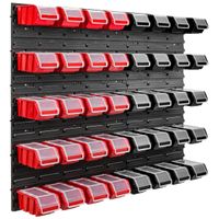 Tablica warsztatowa narzędziowa 96,5 x 78 cm + 40 kuwet