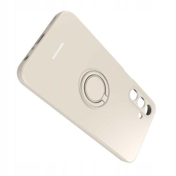 Spacecase Silicone Ring Galaxy A25 5G Bone zdjęcie 6