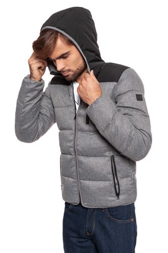 WRANGLER DOWN JACKET MID GREY MEL W4668YU37 S na Arena.pl