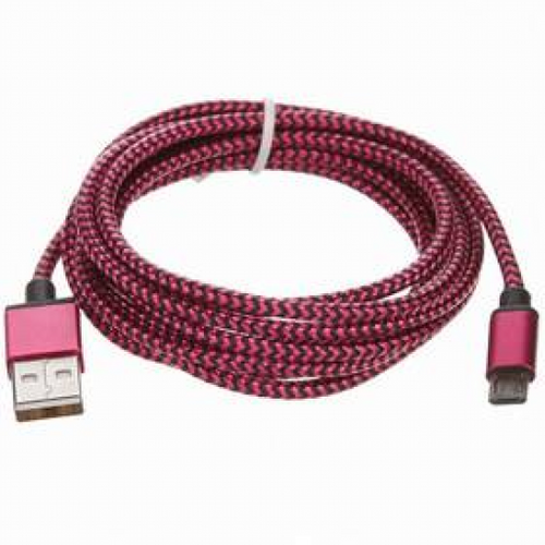 Kabel CellFish USB/micro USB, 2m (PLUSBKABELPINK2M) Różowy na Arena.pl