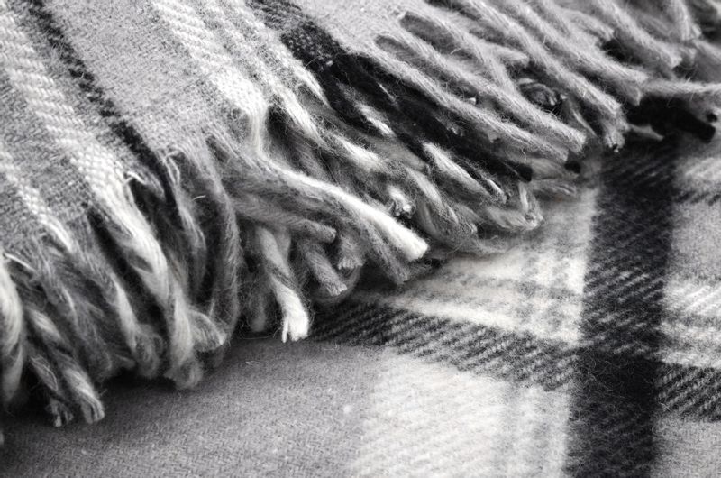 Koc Wełniany 150X200 Krata 18736 zdjęcie 4