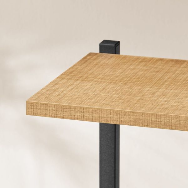 Regał kwietnik 6 półek - dąb / nogi czarne zdjęcie 8