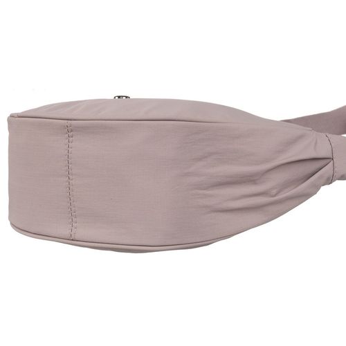 jednokomorowa listonoszka damska w kolorze lila, odszyta z poliestru na Arena.pl