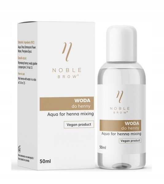 NOBLE LASHES WODA DO HENNY PUDROWEJ 50ML zdjęcie 1