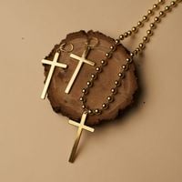 kolczyki wiszące krzyżyki z kolekcji heavenly (p15/roz/02au)