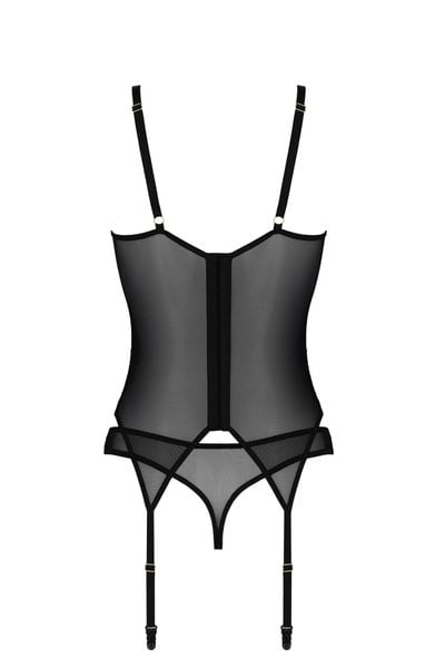 Bielizna-Denerys Corset Black S/M zdjęcie 4