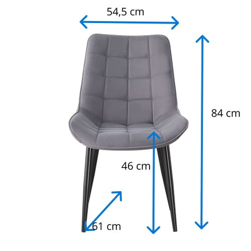 MALMO KRZESŁO TAPICEROWANE ECRU WELUR PIKOWANE na Arena.pl