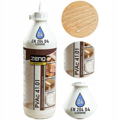 KLEJ WIKOL ZENO D4 1KG PRZEZROCZYSTY PROFESJONALNY KLEJ DO DREWNA na Arena.pl