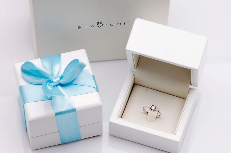 Emaga Złoty pierścionek PXD1542D - Diament zdjęcie 2