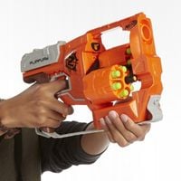 PISTOLET NERF Zombie WYRZUTNIA STRIKE FLIPFURY MAGAZYNKI STRZAŁKI DZIECI