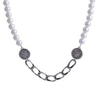 naszyjnik perły z monetami (c22/men/31ag cz)