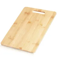 Średnia Deska Bambusowa Kuchenna do Krojenia Serwowania Drewniana 35,5x25,5