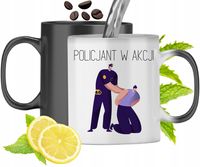 Kubek Magiczny Dla Policjanta Zmieniający Kolor Z Nadrukiem Ze Zdjęciem
