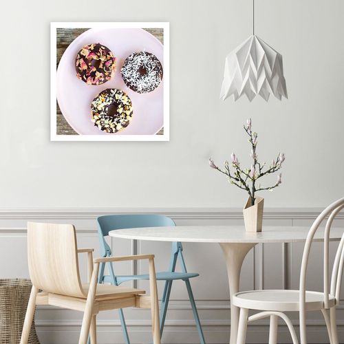 Deco Panel, Donuty na talerzu 2 40x40 na Arena.pl