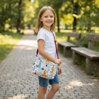 Malowane Lamy Torebka dla dziewczynki 6 - 10 lat