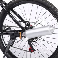 Rowerowy układ wydechowy z rurą turbo, generator dźwięku szprych rowerowych