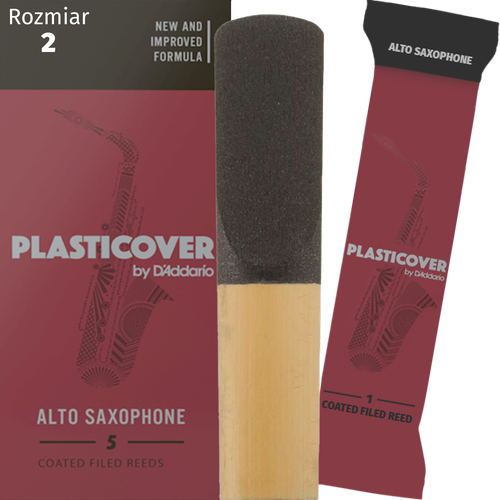 Stroik saksofon altowy 2,0 RICO Plasticover Czarny na Arena.pl