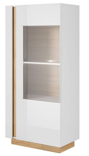 Meblościanka Arco Biały połysk / Dąb grandson na Arena.pl