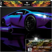 Kolorowa Folia PPF Phoenix Protect Zmiana Koloru Auta Bluestone Mauve