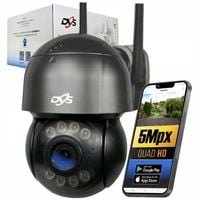 Obrotowa kamera zewnętrzna 360° IP WiFi z DETEKCJĄ RUCHU 5Mpx 2K AUDIO DVS
