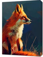 Obraz 50x70cm Spojrzenie Lisicy