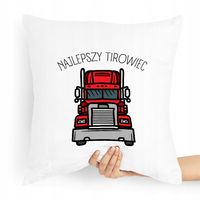Dla Tirowca Prezent Poduszka Najlepszy Tirowiec Z Nadrukiem Ze Zdjęciem