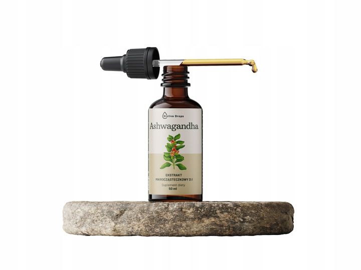 ASHWAGANDHA KROPLE ADAPTOGENY Na Pamięć i Układ Nerwowy Suplement 2 x 50 ml zdjęcie 6