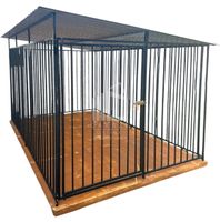 Kojec dla psa 2x3m Podłoga drewniana - Dach spad w bok ID774