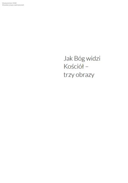 Jak Bóg pomyślał Kościół zdjęcie 4