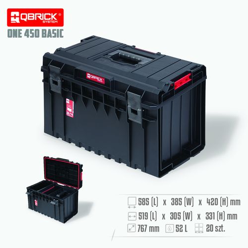 SKRZYNIA NARZĘDZIOWA QBRICK SYSTEM ONE 450 BASIC na Arena.pl
