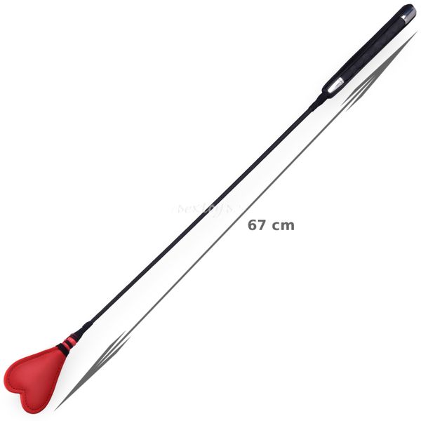 Sprężysta Szpicruta Z Sercem, Packa Bdsm 67 Cm zdjęcie 3