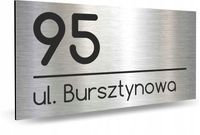 Tabliczka ADRESOWA ALUMINIOWA DUŻA Numer domu