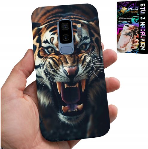 ETUI DO SAMSUNG GALAXY S9 PLUS - TYGRYS LEW SAFARI ZWIERZĘCE WZORY PLECKI na Arena.pl